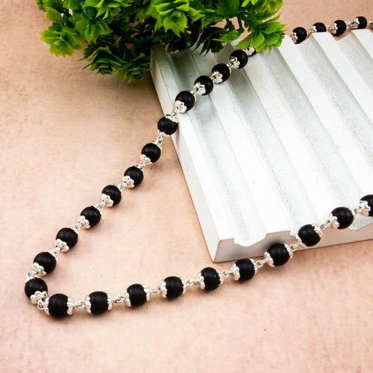 Original Karungali Mala – Handcrafted with Pure Black Ebony Wood