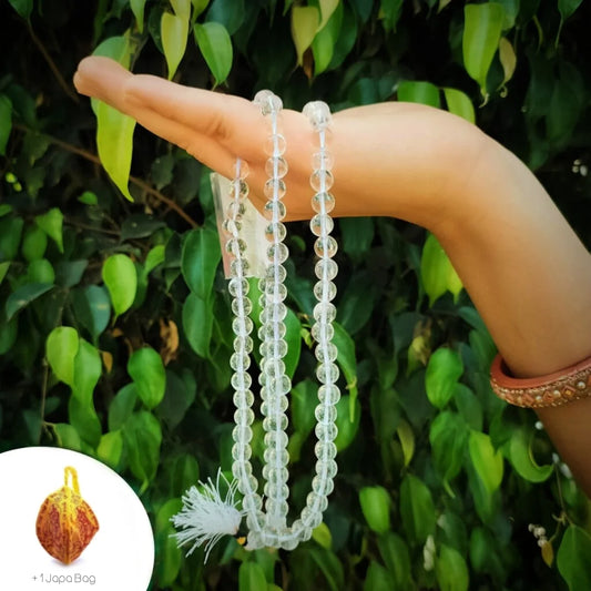 Pure Spadikam Mala – For Calmness, Clarity & Healing