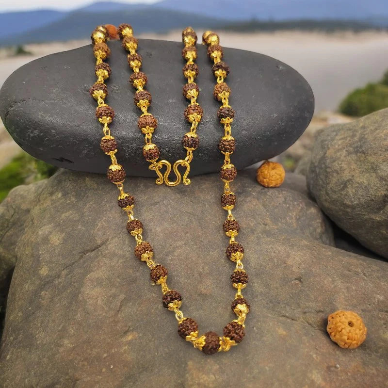 Rudraksha Mala – Sacred Beads of Power & Peace 🔱🕉️